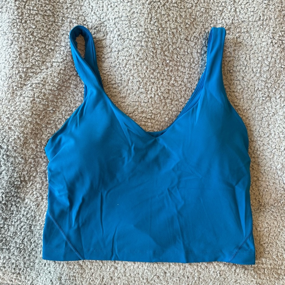 Lululemon Poolside Blue Align Tank- Like New!